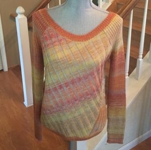 Free People multi colored lightweight sweater